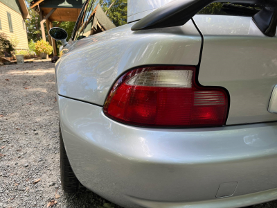2001 BMW M Coupe in Titanium Silver Metallic over Black Nappa