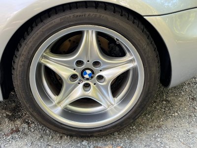2001 BMW M Coupe in Titanium Silver Metallic over Black Nappa