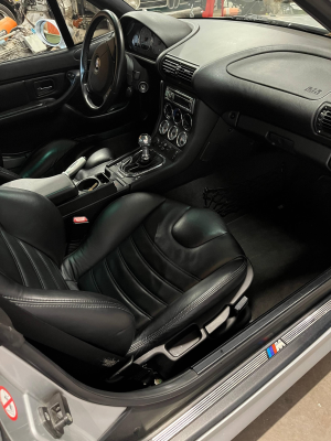 2001 BMW M Coupe in Titanium Silver Metallic over Black Nappa