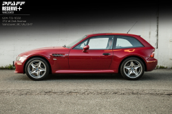 2001 BMW M Coupe in Imola Red 2 over Imola Red & Black Nappa