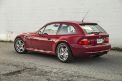 2001 BMW M Coupe in Imola Red 2 over Imola Red & Black Nappa