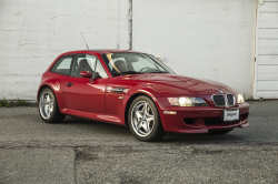 2001 BMW M Coupe in Imola Red 2 over Imola Red & Black Nappa