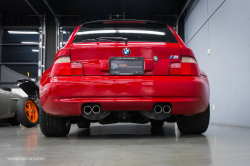 2001 BMW M Coupe in Imola Red 2 over Imola Red & Black Nappa