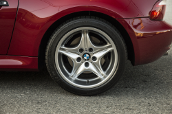 2001 BMW M Coupe in Imola Red 2 over Imola Red & Black Nappa