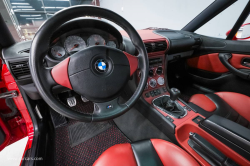 2001 BMW M Coupe in Imola Red 2 over Imola Red & Black Nappa