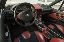 2001 BMW M Coupe in Imola Red 2 over Imola Red & Black Nappa