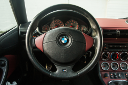2001 BMW M Coupe in Imola Red 2 over Imola Red & Black Nappa