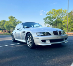 2001 BMW M Coupe in Titanium Silver Metallic over Black Nappa