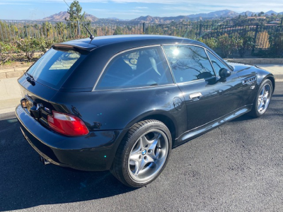 2001 BMW M Coupe in Black Sapphire Metallic over Black Nappa
