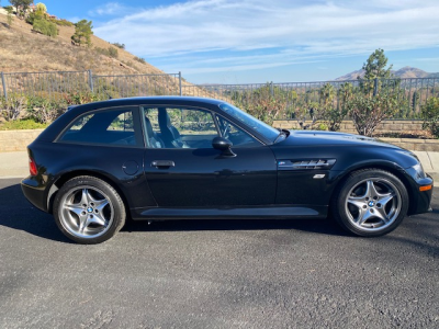 2001 BMW M Coupe in Black Sapphire Metallic over Black Nappa