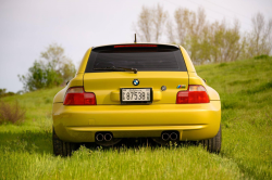 2001 BMW M Coupe in Phoenix Yellow Metallic over Black Nappa