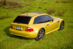 2001 BMW M Coupe in Phoenix Yellow Metallic over Black Nappa