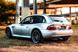 2001 BMW M Coupe in Titanium Silver Metallic over Laguna Seca Blue & Black Nappa