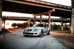 2001 BMW M Coupe in Titanium Silver Metallic over Laguna Seca Blue & Black Nappa