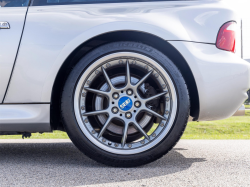 2001 BMW M Coupe in Titanium Silver Metallic over Laguna Seca Blue & Black Nappa