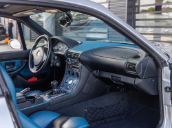 2001 BMW M Coupe in Titanium Silver Metallic over Laguna Seca Blue & Black Nappa