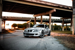 2001 BMW M Coupe in Titanium Silver Metallic over Laguna Seca Blue & Black Nappa