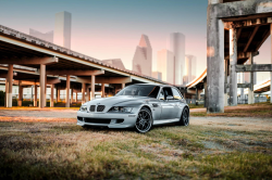 2001 BMW M Coupe in Titanium Silver Metallic over Laguna Seca Blue & Black Nappa