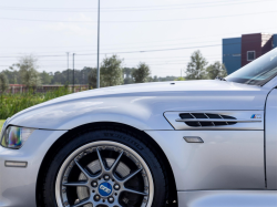 2001 BMW M Coupe in Titanium Silver Metallic over Laguna Seca Blue & Black Nappa