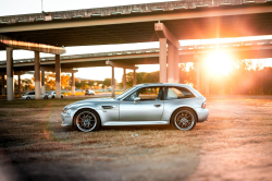 2001 BMW M Coupe in Titanium Silver Metallic over Laguna Seca Blue & Black Nappa