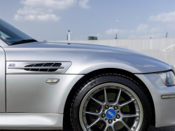 2001 BMW M Coupe in Titanium Silver Metallic over Laguna Seca Blue & Black Nappa