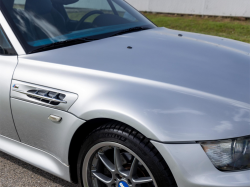 2001 BMW M Coupe in Titanium Silver Metallic over Laguna Seca Blue & Black Nappa