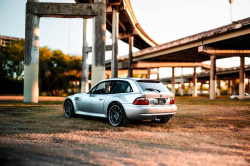 2001 BMW M Coupe in Titanium Silver Metallic over Laguna Seca Blue & Black Nappa