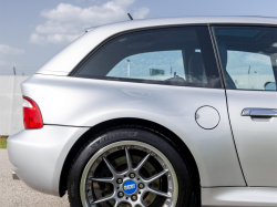 2001 BMW M Coupe in Titanium Silver Metallic over Laguna Seca Blue & Black Nappa