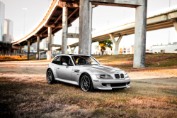 2001 BMW M Coupe in Titanium Silver Metallic over Laguna Seca Blue & Black Nappa