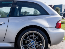 2001 BMW M Coupe in Titanium Silver Metallic over Laguna Seca Blue & Black Nappa