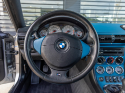 2001 BMW M Coupe in Titanium Silver Metallic over Laguna Seca Blue & Black Nappa