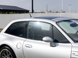 2001 BMW M Coupe in Titanium Silver Metallic over Laguna Seca Blue & Black Nappa