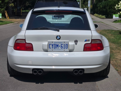 2001 BMW M Coupe in Alpine White 3 over Black Nappa