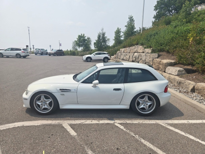 2001 BMW M Coupe in Alpine White 3 over Black Nappa