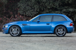 2002 BMW M Coupe in Estoril Blue Metallic over Estoril Blue & Black Nappa