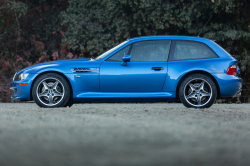 2002 BMW M Coupe in Estoril Blue Metallic over Estoril Blue & Black Nappa