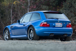 2002 BMW M Coupe in Estoril Blue Metallic over Estoril Blue & Black Nappa