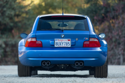 2002 BMW M Coupe in Estoril Blue Metallic over Estoril Blue & Black Nappa