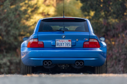 2002 BMW M Coupe in Estoril Blue Metallic over Estoril Blue & Black Nappa