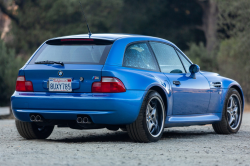 2002 BMW M Coupe in Estoril Blue Metallic over Estoril Blue & Black Nappa