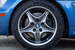 2002 BMW M Coupe in Estoril Blue Metallic over Estoril Blue & Black Nappa