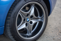 2002 BMW M Coupe in Estoril Blue Metallic over Estoril Blue & Black Nappa