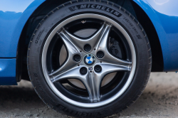 2002 BMW M Coupe in Estoril Blue Metallic over Estoril Blue & Black Nappa