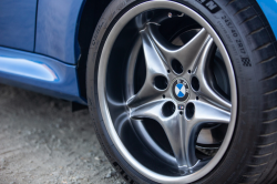 2002 BMW M Coupe in Estoril Blue Metallic over Estoril Blue & Black Nappa