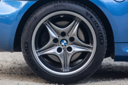 2002 BMW M Coupe in Estoril Blue Metallic over Estoril Blue & Black Nappa