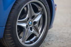2002 BMW M Coupe in Estoril Blue Metallic over Estoril Blue & Black Nappa