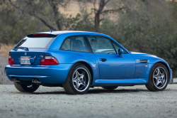 2002 BMW M Coupe in Estoril Blue Metallic over Estoril Blue & Black Nappa
