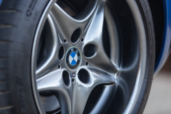 2002 BMW M Coupe in Estoril Blue Metallic over Estoril Blue & Black Nappa