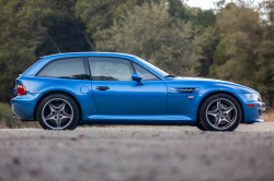 2002 BMW M Coupe in Estoril Blue Metallic over Estoril Blue & Black Nappa