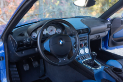 2002 BMW M Coupe in Estoril Blue Metallic over Estoril Blue & Black Nappa